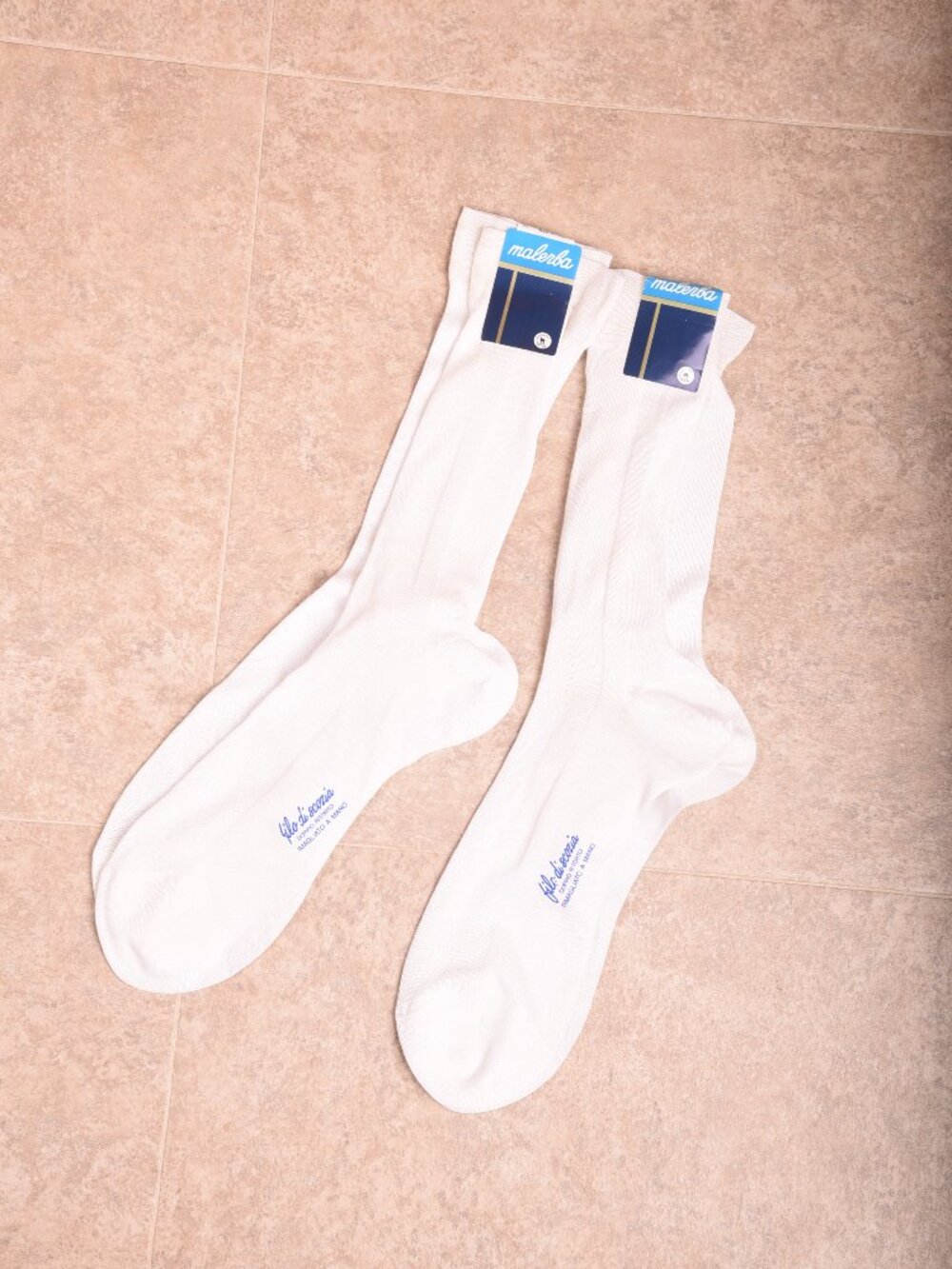 Luxury Italian Men’s Dress Socks - 100% Filo di Scozia Mercerized Cotton Lisle